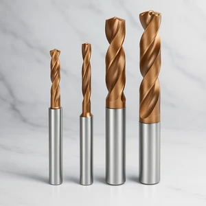 Solid Carbide Drill Bit | Tungsten Steel Drill for Hard Metals | TiAlN Coated High Precision