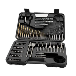 Wholesale Multipurpose Drill Bit Set OEM ODM Impact Twist Masonry Hex Metal for Drilling Holes, Wood, Marble 103 Pcs