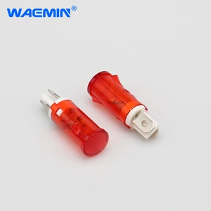 10mm ADP11A Red LED Indicator Lights 10mm Plastic Indicator LED Light 20mA Indicator Light
