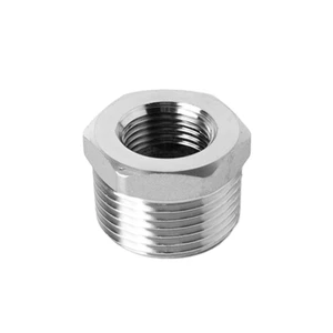 High Quality 304/316 Stainless Steel Bushing for Pipeline Connection System NPT Thread