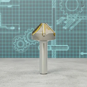 Manufacturer Direct Selling OEM Customized High Hardness Deburring Hole Opening Beautification Metal Alloy Straight Handle