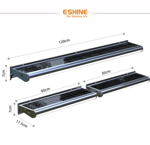 Commercial Outdoor LED Billboard Advertising Lights Solar Powered Aluminum Body (SSL-04) IP65 Rated for Roads Gardens ROHS