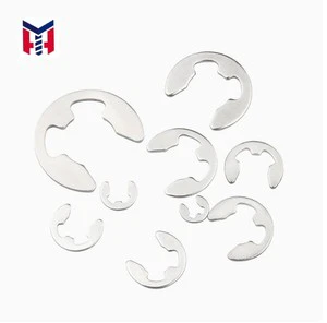 304 Stainless Steel Open Retaining Ring, C-Type & E-Type Circlip, GB896 Open Snap Ring M3 M4 M5 M6 M8 M10 M12 M15