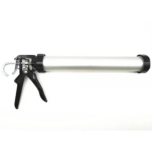 Professional Construction Caulking Tools Cordless Glue Silicon Caulking Gun 600ml Aluminum Tube Sausage Sealant Caulking Gun