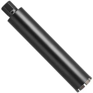 High-Precision 3 Inch Diameter 14 Inch Drilling Depth Core Drill Bit Masonry Concrete 1-1/4 In-7 Internal Thread Wet