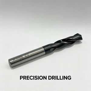HONGXIN D5.05-D5.5 High Speed Steel Powder Metallurgy Drill Bit 135 Point Angle TiCN Coated Straight Shank