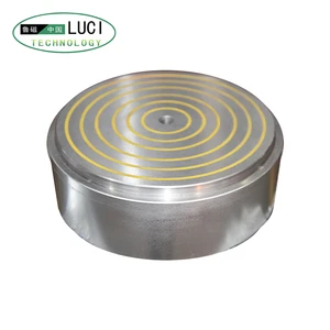 LUCI 110V Round Table Electro Magnetic Drill Chuck for Surface Grinder Milling Drill Press