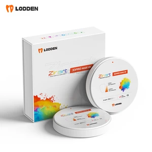 LODDEN Dental CAD CAM Material Multilayer Transparency 43-51% 3DPRO MAX-W Zirconia Block