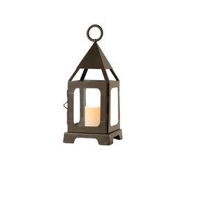 New Brown Color Customized Size Lantern for Wall Decoration Premium Quality Metal Glass Portable & Durable Lantern