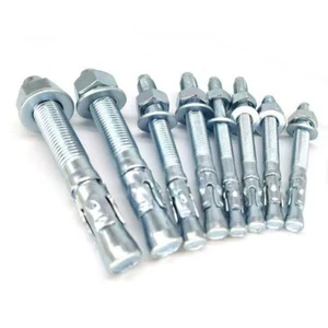 Carbon Steel Wedge Anchor for High Load Concrete Fixing in Vehicle Maintenance and Garage Projects