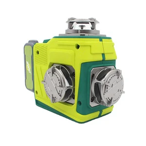 JSPERFECT High Accuracy Rotating 360 Self-leveling Lazer Level 12 Lines 3D Green Beam From Factory