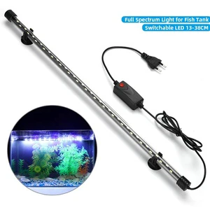 Modern Eco-Friendly 18-58CM Glass LED Waterproof Switchable Aquarium Light Living Room Fish Tank Full Spectrum Lamp