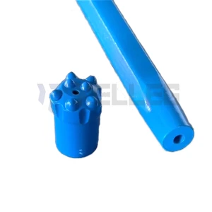 China Factory High Manganese Steel Forged 32mm 34mm 36mm 7 Degree Button Taper Shank Drill Bit For Coal Mining Rock Drilling