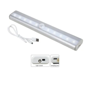 Intelligent Human Body Sensor Usb Charging Cabinet Led Lights Cabinet Wardrobe Lamp Under Kitchen Cabinet Led Lighting