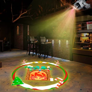 Free Custom Logo Gobo Projector Advertising Lights 25W To100W LED Sign Wall Projection Lamp Shop Storefront Projection Lights