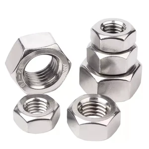 304/316 Class 10 Hex Nut M2-M64 Fully Threaded CNC Machined Industrial Grade Healthcare Universal Fastening Accessory