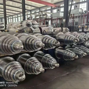 Heavy Duty 50 Ton Telescopic Hydraulic Cylinder with Hard Chrome Plated Steel Construction 1 Year Warranty