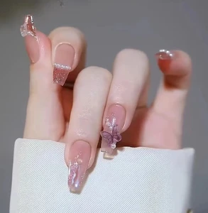 Hot Sale Kawaii Nail Charms Long Ballet Nail Tip