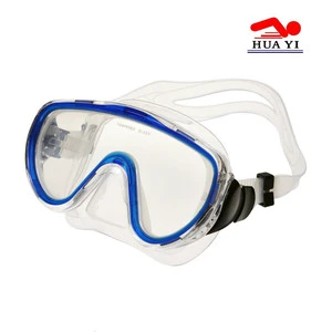 China scuba Face Diving Mask Frameless Dry Tempered Glass Snorkel Masks