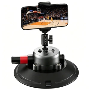 4.5Inch Vacuum Suction Cup Portable Resistant to Aging & High Temperature for Car Camera Anti-slip Rubber Suction Base Mount
