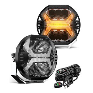 4inch Newest High Brightness Combo Beam 24W IP67 LED Driving Lights E-Mark Approved Wind Tunnel LED Work Lights For Offroad