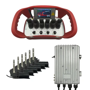 Best Selling Doman Intelligent 12V 24V Hydraulic Valve 6 Joysticks Boom Truck Crane Remote Control Rechargeable Battery 100m CE