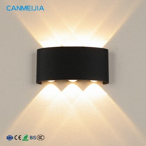 Indoor/Outdoor Fixture Decorative Antique Waterproof Aluminum Plug in Wall Mounted Sconce Led Wall Lamp Led Sconce Wall Light