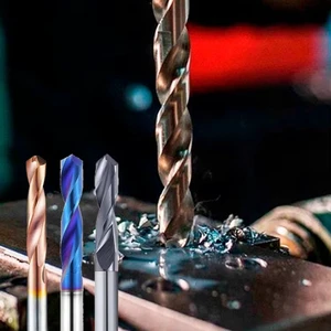 China Supplier Tungsten Solid Carbide 55 Degrees Coated Hard Alloy Extended Straight Shank Twist Drill Bit