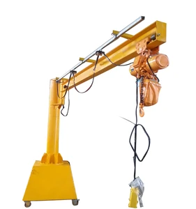 Foldable Yacht Deck Port JIB Crane Hydraulic Power Crane For Lifting