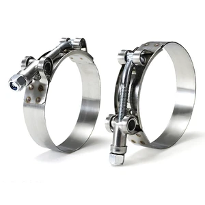 Heavy Duty Stainless Steel T Bolt Clamp Universal Hose Clamp with Heavy Duty Clamp Type