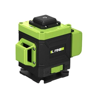 Remote Control Measuring Tool 16 Line 4D Green Light Self Leveling 360 Horizontal Vertical Auto Rotary Laser Level Meter