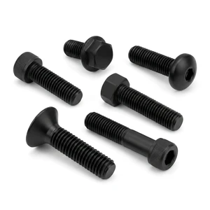 Alloy Steel Black Grade 10.9 12.9 Flat Key Countersunk M2 M2.5 M3 M4 M5 M6 M8 Head Socket Machine Screws Bolt