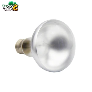 Luckyherp 50W/75W/100W White Reptile Waterproof Infrared Glass Heating Lamp 120V/220-240V Stocked