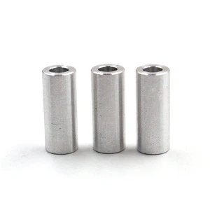 High Quality Hot Sale Customized 6mm 8mm 10mm Metal Stainless Steel Metal Aluminum Round Threaded Tube Spacers Sleeve Bushings