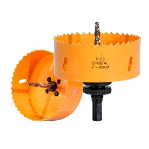 M14 6MM -150MM Chamfering Vacuum Brazed Metal Hole Opener HSS Saw Cutter Drilling Drill Bit For Angle Grinder