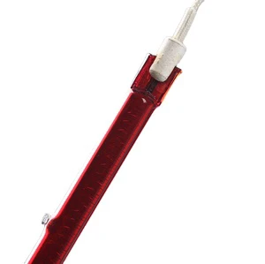IR Heating Car Paint Drying Curing Heater Glass Lamp with Gold Coating and 360 Beam Angle