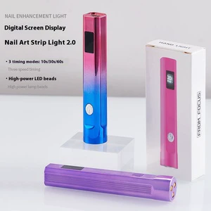 9W USB Rechargeable Mini Handheld UV LED Nail Gel Polish Lamp Quick-Dry Gel Polish Plastic Material