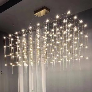 ECOJAS Custom Made New Combined Chandelier Modern Lobby LED Pendant Light Hanging Lamp Guesthouse Project Lighting