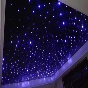 LED Fiber Optic Star Ceiling Kit Twinkle Panels Starry Sky Lights Decorative Home Theater Lounge Ambient Lighting