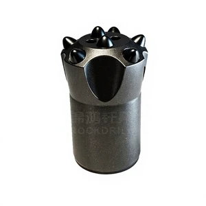 Carbide Mining Drill Bit for Tunnel Geological Exploration 34-Bit Seven-Tooth Rock Ball-Tooth Drill Bit