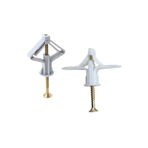 Plastic Toggle Anchor M4 Screw Curtain Gypsum Board Hollow Wall Pipe Plug Aircraft Expansion Bolt Accessories TiCN Coated 20kg