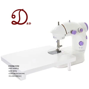 Multifunctional Household Sewing Machine Electric Mini Domestic Sewing Machine with Extension Table LED Light for Clothes