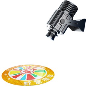 Outdoor Advertising Light with Floor Text and Door Logo, IP67 Rated