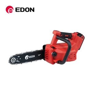 EDON Hot Sale Industrial Hand Cordless Brushless Tree Cutting Machine Battery Electric Chain Saw