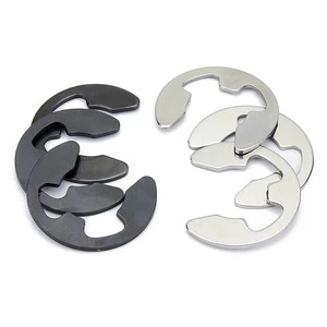 DIN 6799 Black Nature Other E-Type Retaining Rings Stainless Steel Open E-Clip Ring Circlip (M2-M15) Style Bonded