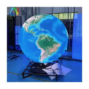 High Quality Waterproof P2.5 Outdoor Custom Spherical Advertising LED Screen 360 Degrees 1 Meter Diameter Media Video Wall