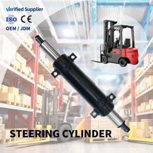JX Double Acting Hydraulic Steering Cylinder 50-300mm Stroke for Forklift Parts Piston Cylinder Accessory Custom Design