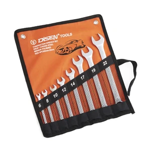 Low Priced Carbon Steel SAE Car Tools Wrench Set Black Colour Coded For DIY Metric Measurement System OEM Customization
