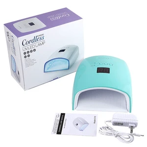 S10 Rechargeable Wireless UV LED Nail Phototherapy Lamp with Intelligent Quick-Drying Feature Rechargeable Type