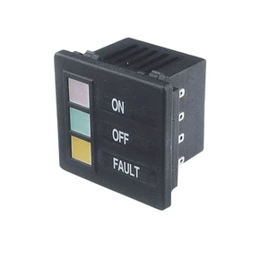 Manufacturer's Three-Color Indicator Light Red Green Blue Colors Plastic Product Category